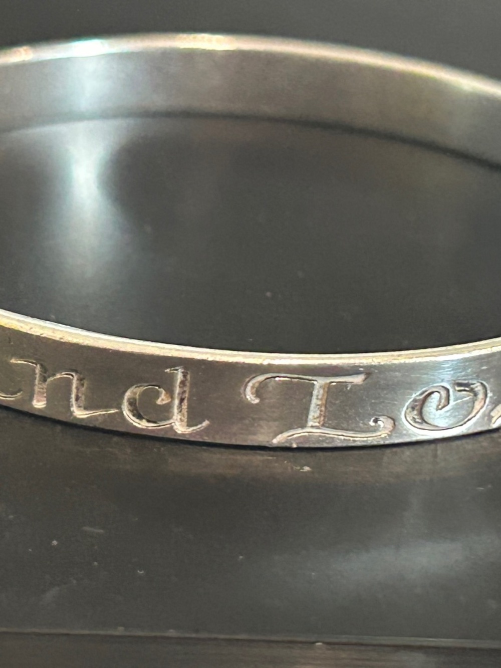 Retired James Avery -I Am With You Bangle